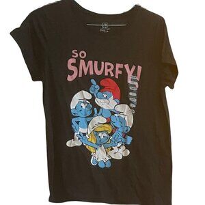 Women's Smurf Tee Size Medium Brand New
